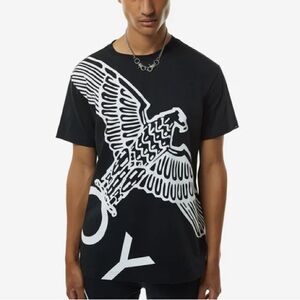 Boy London BOY WINGSPAN T-SHIRT - BLACK/WHITE
